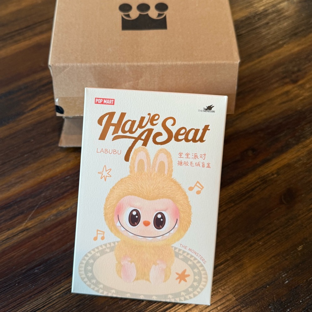 POP MART LABUBU The Monsters Vinyl Figure -“Have A Seat” Blind Box.